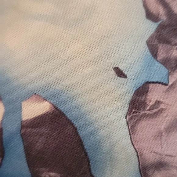 HUK Performance‎ Fishing Blue Gray Camo Activewear Long Sleeve Crewneck Shirt YL - Picture 7 of 7